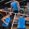 MAGCOMSEN Men's UPF 50+ Tank Top Quick Dry Summer Workout Muscle Sleeveless Shirts for Swim Beach Bodybuilding Azure XL view 2