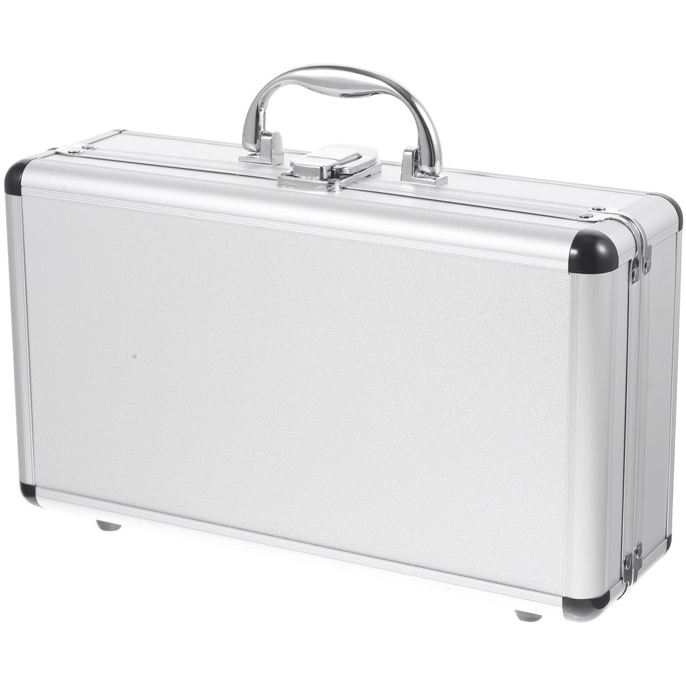 DOITOOL Aluminum Tool Case Aluminum Briefcase Toolbox Toolbox White Alloy Makeup Set Multifunction Man