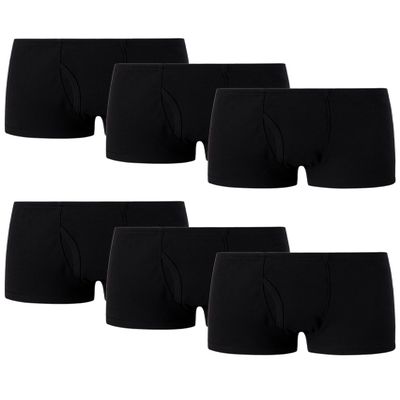 Choco Moon Little Boys' Black Solid Cotton Brief Soft Underwear Multipack Size 8