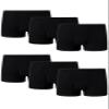 Choco Moon Little Boys' Black Solid Cotton Brief Soft Underwear Multipack Size 8 view 1