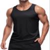 MAGCOMSEN Men's UPF 50+ Tank Top Quick Dry Summer Workout Muscle Sleeveless Shirts for Swim Beach Bodybuilding Black XL view 1