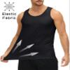 MAGCOMSEN Men's UPF 50+ Tank Top Quick Dry Summer Workout Muscle Sleeveless Shirts for Swim Beach Bodybuilding Black XL view 4
