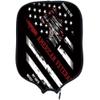 PrintOnDemand American Flag Neoprene Racket Cover USA Flag Padded Pickleball Paddle Cover Personalized Neoprene Cover Paddle Case Racket Cover, Fits Most Paddle, American Flag 4, W8.26 xL11.6 view 1