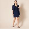 Amazon Essentials Women's Ponte Pull-On Mini Length A-Line Skirt, Navy, XX-Large view 3