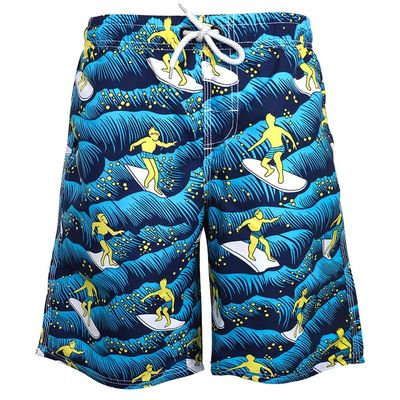 PREFER TO LIFE Mens Boardshorts Long Swim Trunks Quick Dry Loose Below Knee Water Park Yacht surf Shorts for Men no mesh Lining