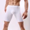 1-5 Pack Boxershorts Men Hipster Boxers Underwear Sports Bra Breathable Tights Underwear (White-5PC,XL) view 2