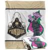 Purdue University Blanket, 50"x60" Primary Logo & Count Von Count Silky Touch Super Soft Throw Blanket view 1