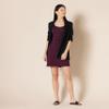 Amazon Essentials Women's Ponte Pull-On Mini Length A-Line Skirt, Burgundy, X-Small view 3
