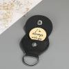2-Sided Pocket Hug Gifts - I'm Always with You Stainless Steel Coin with PU Leather Keychain, I Love You Long Distance Gift for Her Him, Anniversary Birthday Gifts for Husband Boyfriend, Gold view 2