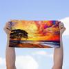 Tree of Life Sport Towel - Watercolor Sport & Workout Towel - Printed Gym Towel view 2