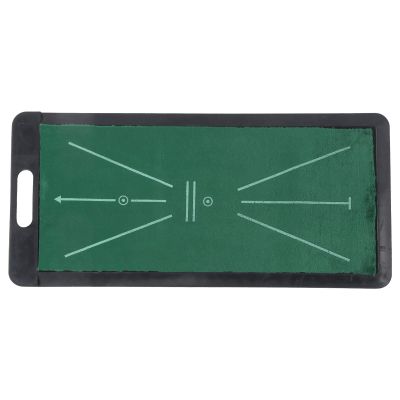 NDNCZDHC Mini Golf Putting Swing Practice Mat Hitting Training Flannel Rubber Pad for Indoor Outdoor