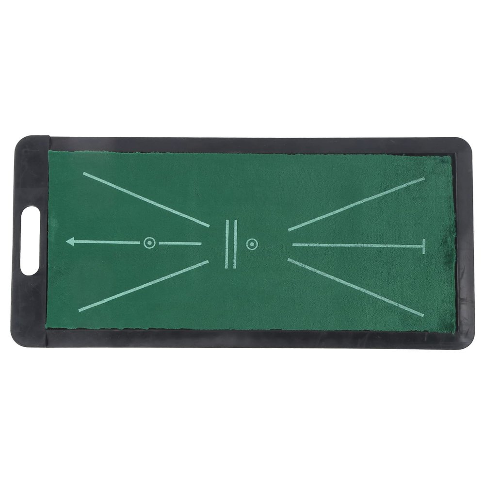 NDNCZDHC Mini Golf Putting Swing Practice Mat Hitting Training Flannel Rubber Pad for Indoor Outdoor