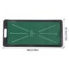 NDNCZDHC Mini Golf Putting Swing Practice Mat Hitting Training Flannel Rubber Pad for Indoor Outdoor view 3