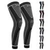 Full Leg Sleeves Long Compression Leg Sleeve Knee Sleeves Protect Leg, for Man Women Basketball, Arthritis Cycling Sport Football, Reduce Varicose Veins and Swelling of Legs view 1