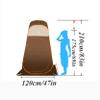 HIRNER Fashion Portable Dressing Roomoversize Outdoor Privacy Shelter Tent with Carrying Bag Simple Camping Bathroom Tent Use Camping,Easy Setup Modern view 3