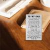 Dad Birthday Gifts from Son - I WILL ALWAYS BE YOUR LITTLE BOY - I Love You Dad Gifts Engraved Wallet Card for Christmas, Valentines, Fathers Day view 3