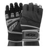 MRX BOXING & FITNESS Workout Gloves Mens Wrist Support Lifting Male Gym | Accessories for Men Weight Fingerless Exercise Powerlifting, Black Grey 2627, XXL (2627-GRY-XXL) view 3