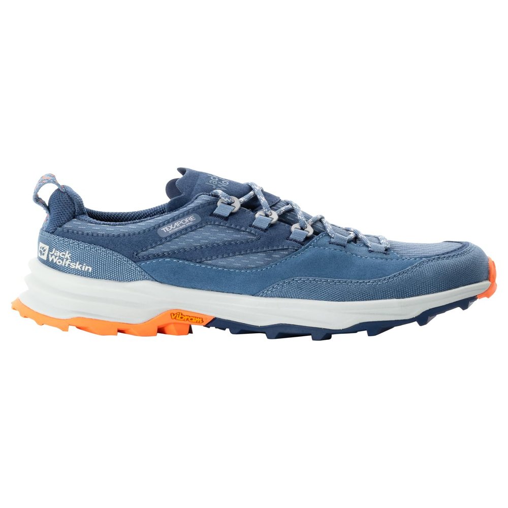 Jack Wolfskin Women's Cyrox Texapore Low W Walking Shoes, Elemental Blue, 7