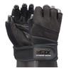 MRX Weightlifting Gloves for Men With Wrist Support | Workout Gym Accessories for Weight Lifting, Powerlifting and Exercise - Fingerless Design view 3