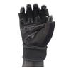 MRX BOXING & FITNESS Workout Gloves Mens Wrist Support Lifting Male Gym | Accessories for Men Weight Fingerless Exercise Powerlifting, Black 2627 (2627-BLK-M) view 4