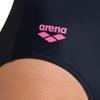 ARENA Feel Girls' Shading Front-Lined Swim Pro Back Swimsuit Waterfeel Comfortable One Piece Suit Pool or Beach, US Size 5Y/22, Black/Freak Rose view 4