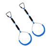 Homoyoyo 2pcs Children Workout Rings Gym bar Swing Muscle Strength Ring Kids Playground Rings Pull up Ring Indoor Swing Ring Strength Training Ring bar kit Doorway Fitness Cross view 1