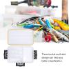 Pilipane Fishing Tackle Box, Fishing Tackle Tray Box, Luya Box for Long-Lasting Sturdy DoubleLayer Storage Design Fishing Tool Accessories for Fish Sports, Plastic Storage Lunch Box view 4