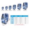 PATIKIL 45-55L Waterproof Rucksack Cover, Non-Slip Backpack Rain Cover for Travel, Hiking, Camping, Climbing, L, Blue Camo view 2