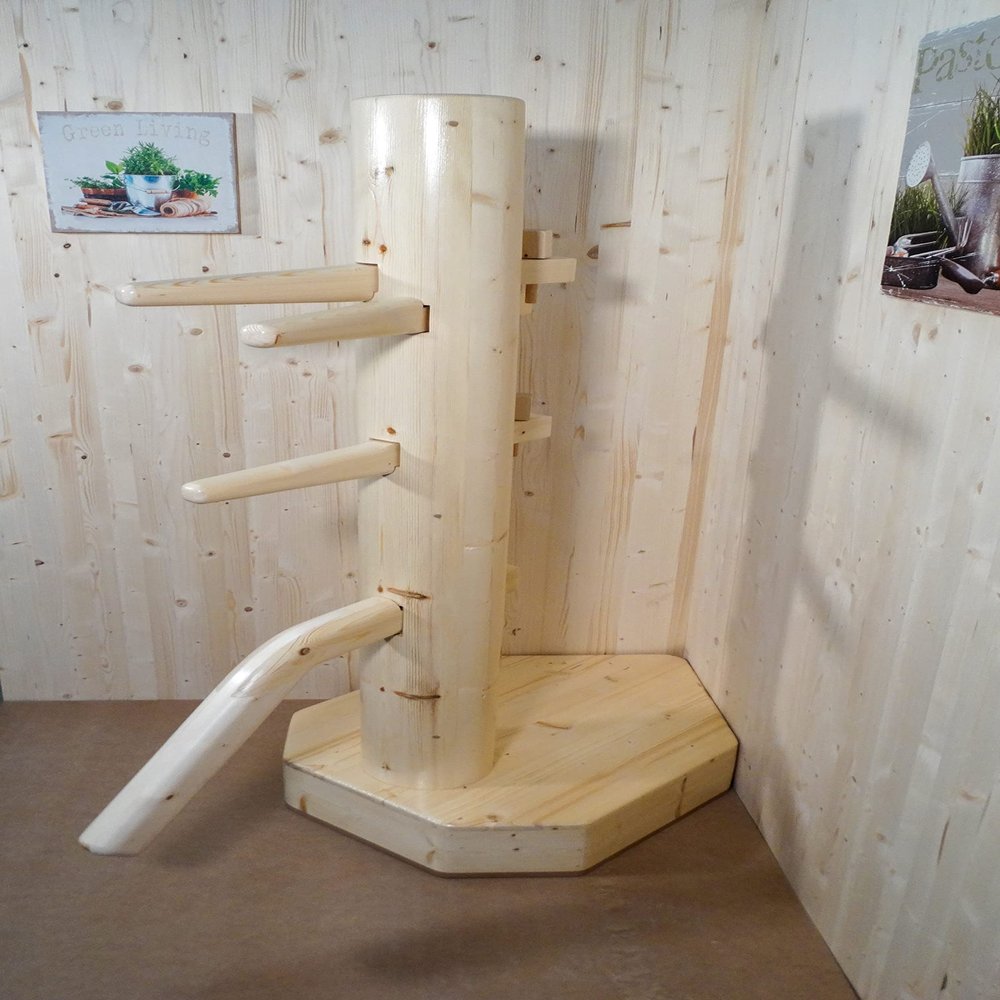 Wing Chun Wooden Dummy Corner (Natural)