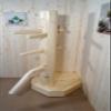 Wing Chun Wooden Dummy Corner (Natural) view 1