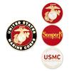 PinMart's Officially Licensed Marine Corps Golf Essentials Gift Set, Divot Tool, Hat Clip, Magnetic Ball Markers, Large Golf Ball Marker with Presentation Box - Gifts and Accessories view 2