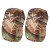 PATIKIL 20-28L Waterproof Rucksack Cover, 2 Pack Non-Slip Backpack Rain Cover for Travel, Hiking, Camping, Climbing, S, Leaf Camo view 1