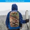 PATIKIL 20-28L Waterproof Rucksack Cover, 2 Pack Non-Slip Backpack Rain Cover for Travel, Hiking, Camping, Climbing, S, Leaf Camo view 4