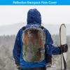 PATIKIL 30-40L Waterproof Rucksack Cover, 2 Pack Non-Slip Backpack Rain Cover for Travel, Hiking, Camping, Climbing, M, Digital Camo view 4