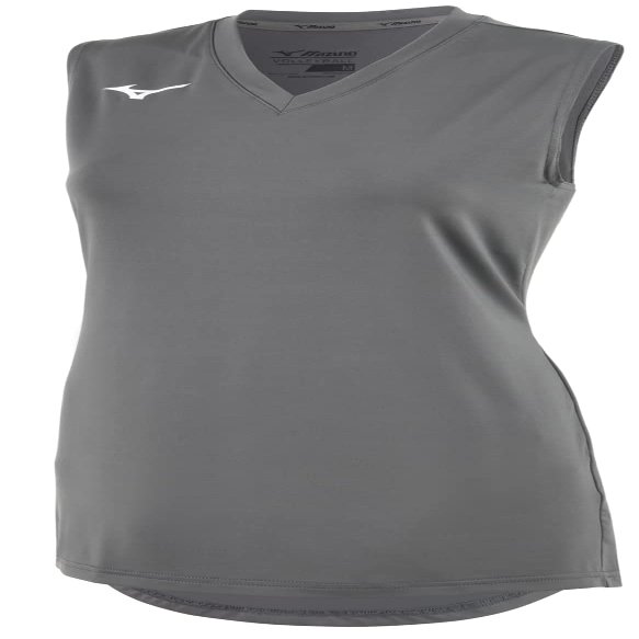Mizuno Women's Sleeveless V-Neck Volleyball Jersey | Quiet Shade | Womens | Medium (M)