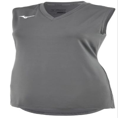 Mizuno Women's Sleeveless V-Neck Volleyball Jersey | Quiet Shade | Womens | Extra Extra Large (XXL)
