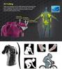 KOZUJI Triathlon Women's Cycling Suit Long Sleeved Mountain Bike Suit Full Zip Summer Bodysuit Riding Suit with Pockets (Color : C, Size : XXX-Large) view 4
