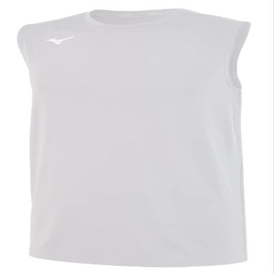 Mizuno Boys' Standard Youth Sleeveless Volleyball Jersey, White, X-Large