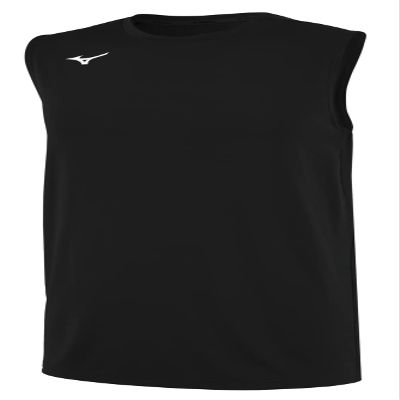 Mizuno Youth Boy's Sleeveless Volleyball Jersey | Black | Youth - Boys | Large (L)