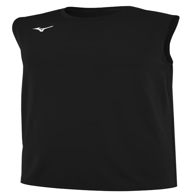 Mizuno Youth Boy's Sleeveless Volleyball Jersey | Black | Youth - Boys | Large (L)