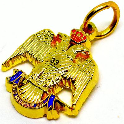 33Rd Degree Eagle Charm Pendant