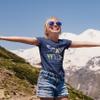 Life is Good Kids Stay Wild Short Sleeve Crusher Tee (X-Small, Darkest Blue) view 4