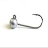 100 Unpainted No Collar Ball Jig Head Pan Fish Crappie Trout Extra Strong Hook 3/16oz view 1