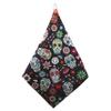 Microfiber 18 X 18 Golf Towel | Sugar Skull (Microfiber 18"x18" Towel, Black) view 1