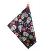 Microfiber 18 X 18 Golf Towel | Sugar Skull (Microfiber 18"x18" Towel, Black) view 2
