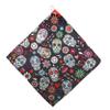 Microfiber 18 X 18 Golf Towel | Sugar Skull (Microfiber 18"x18" Towel, Black) view 3