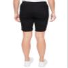 Royalty For Me Women's Petite Elastic Bermuda with Fray Hem, Black, PS view 4