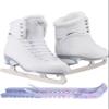 Jackson Ultima Finesse JS180 Figure Ice Skates for Women Bundle with Guardog Skate Guards/Fleece/Adult 7 view 1
