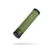VSSL Insulated Flask, 8 oz Double-Walled Vacuum Sealed Stainless Steel, Leak-Proof Drinking Cap, Split Flip Carabiner for Easy Attachment, Predator Green view 1