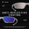 ToughAsNails Replacement Lenses for Oakley Crosshair 2.0 OO4044 Sunglasses - HyperVision Plus Midnight Chrome - Polarized Ultra view 4